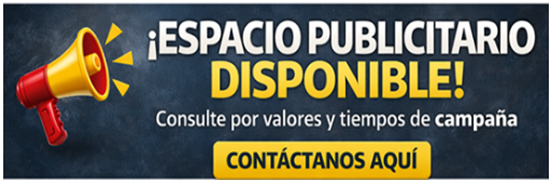 Espacio publicitario disponible, contáctenos !!